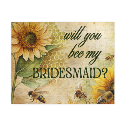 Will You Be My Bridesmaid Puzzle | Will you BEE My Bridesmaid Proposal | Bridal Party Proposal Gift | Wedding Asking Puzzle