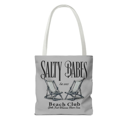 Salty Babes Beach Club Tote Bag – Perfect for Sun-Loving Women