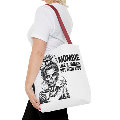 Funny "Mombiel Like a Zombie, but with Kids" Tote Bag - Perfect for Moms and Mother's Day Gift Ideas