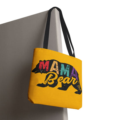 Mama Bear Tote Bag - Colorful & Fun Gift for Moms - Great for Mother's Day