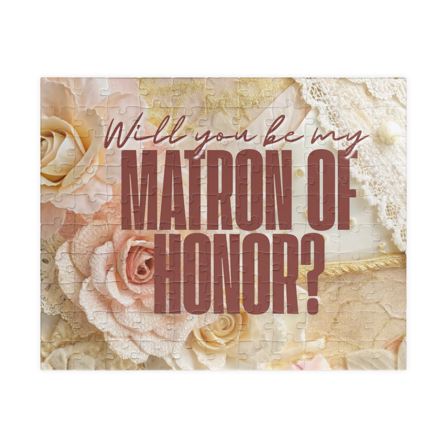 Will You Be My Matron of Honor Puzzle | Matron of Honor Proposal | Bridal Party Proposal Gift | Wedding Asking Puzzle