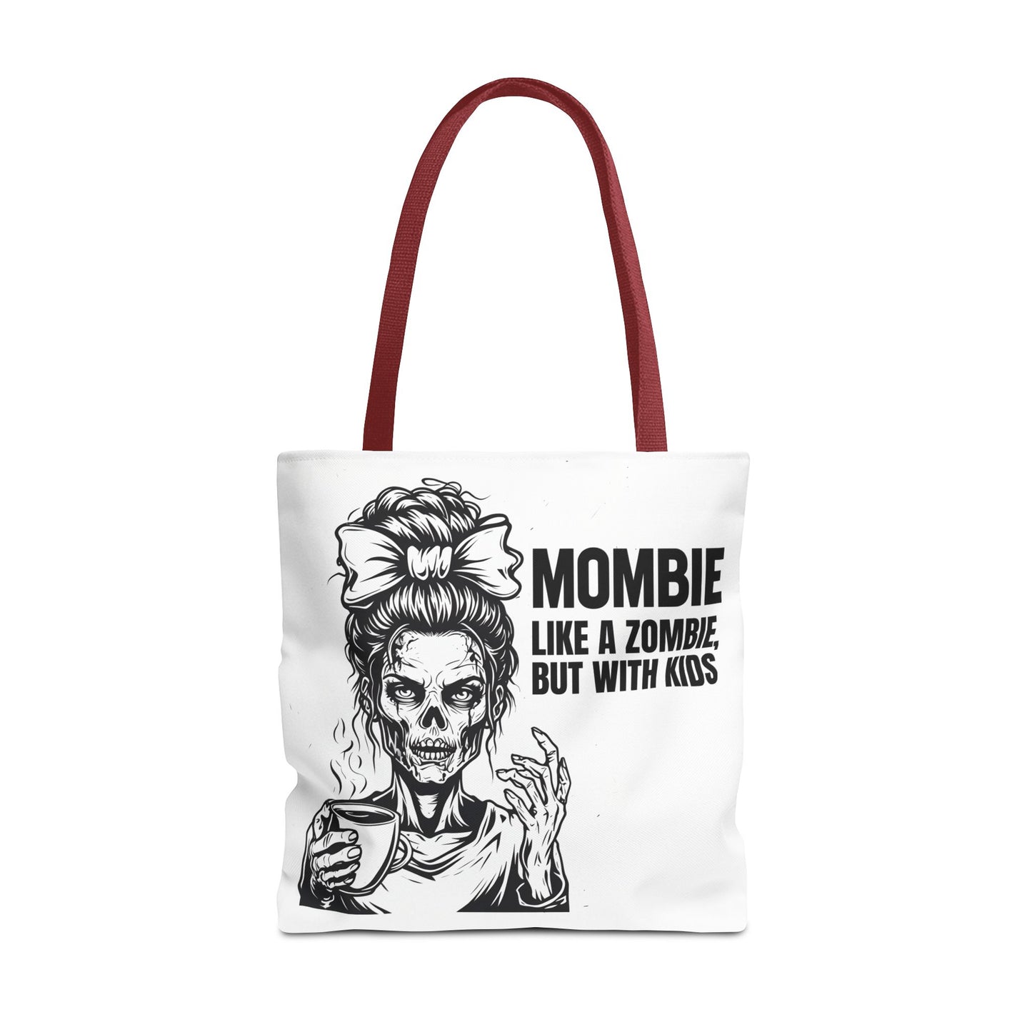 Funny "Mombiel Like a Zombie, but with Kids" Tote Bag - Perfect for Moms and Mother's Day Gift Ideas