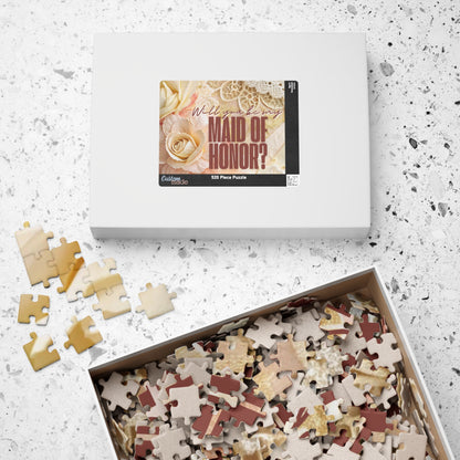Will You Be My Maid of Honor Puzzle | Maid of Honor Proposal | Bridal Party Proposal Gift | Wedding Asking Puzzle
