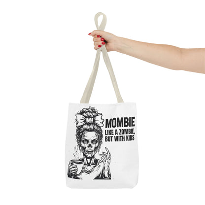 Funny "Mombiel Like a Zombie, but with Kids" Tote Bag - Perfect for Moms and Mother's Day Gift Ideas