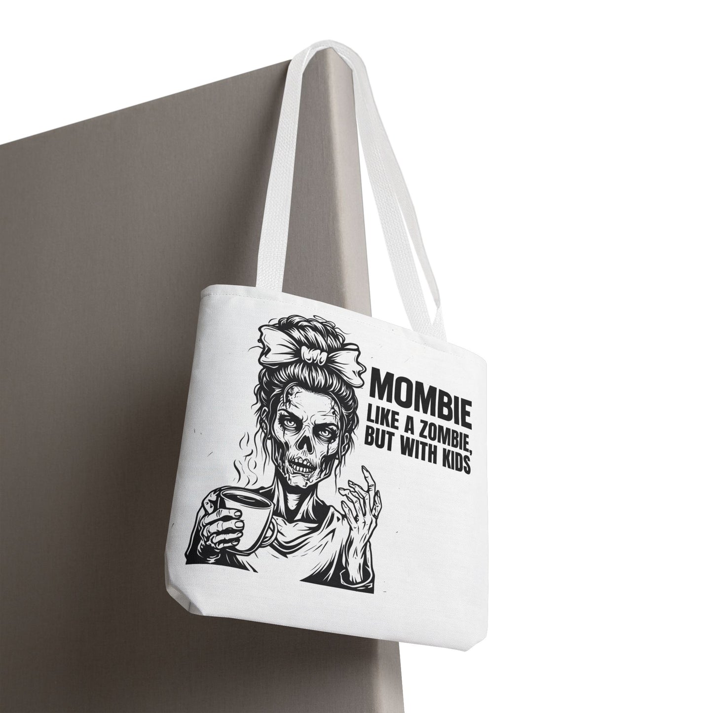 Funny "Mombiel Like a Zombie, but with Kids" Tote Bag - Perfect for Moms and Mother's Day Gift Ideas