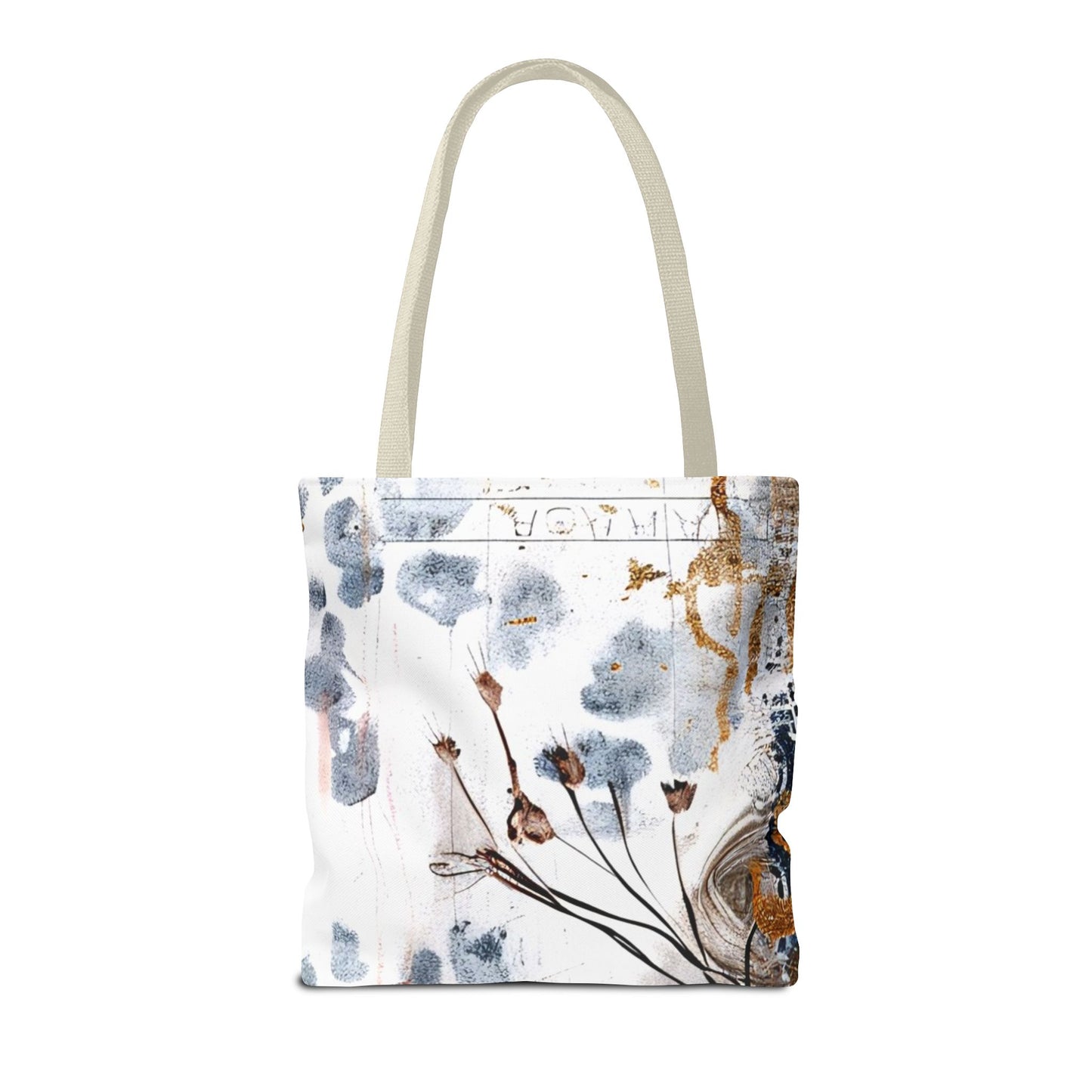 Floral Art Tote Bag - Daisies, Animal and Denim Print Stylish & Functional for Everyday Use