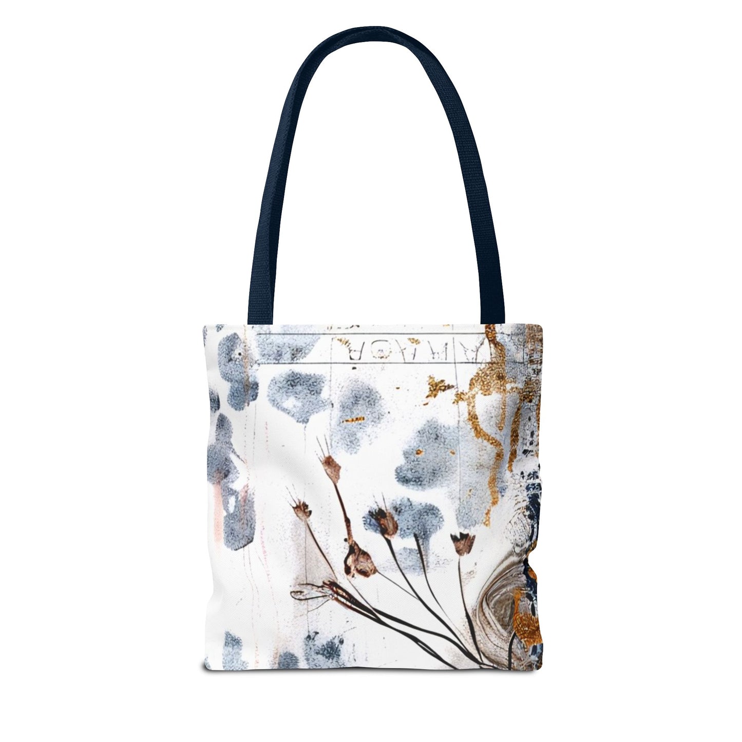 Floral Art Tote Bag - Daisies, Animal and Denim Print Stylish & Functional for Everyday Use