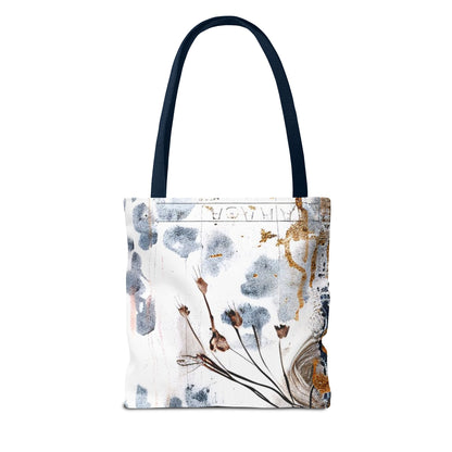 Floral Art Tote Bag - Daisies, Animal and Denim Print Stylish & Functional for Everyday Use