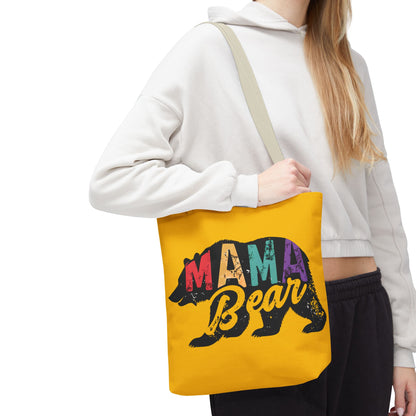 Mama Bear Tote Bag - Colorful & Fun Gift for Moms - Great for Mother's Day