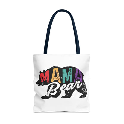 Colorful Mama Bear Tote Bag for Moms - Perfect for Mother's Day, Gifts & Everyday Use