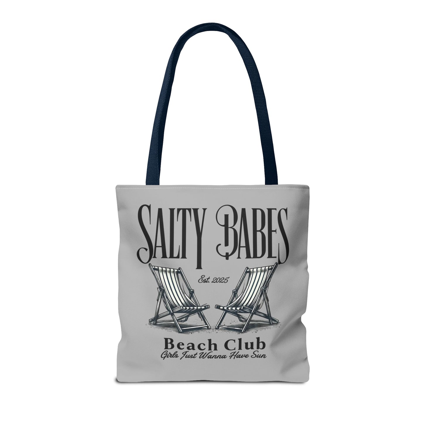 Salty Babes Beach Club Tote Bag – Perfect for Sun-Loving Women