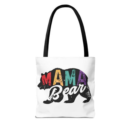 Colorful Mama Bear Tote Bag for Moms - Perfect for Mother's Day, Gifts & Everyday Use