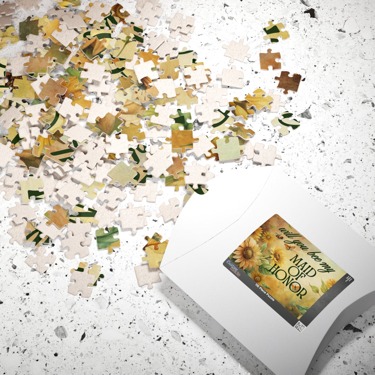 Will You Be My Maid of Honor Puzzle | Will you BEE My Maid of Honor Proposal | Bridal Party Proposal Gift | Wedding Asking Puzzle