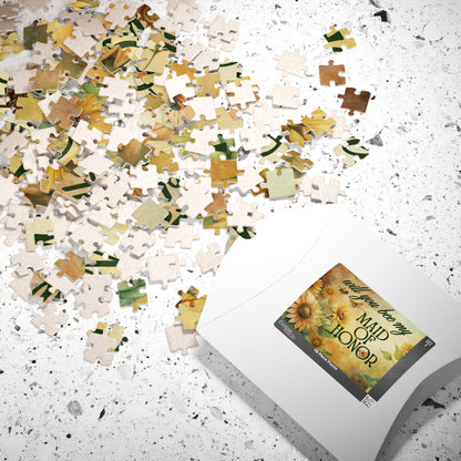 Will You Be My Maid of Honor Puzzle | Will you BEE My Maid of Honor Proposal | Bridal Party Proposal Gift | Wedding Asking Puzzle