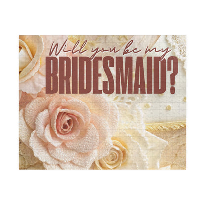 Will You Be My Bridesmaid Puzzle | Bridesmaid Proposal | Bridal Party Proposal Gift | Wedding Asking Puzzle