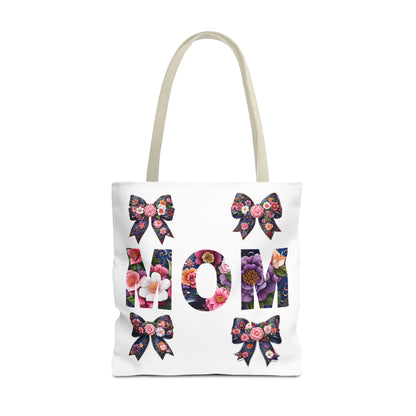 Floral Mom Tote Bag - Perfect Gift for Mother's Day and Everyday Use