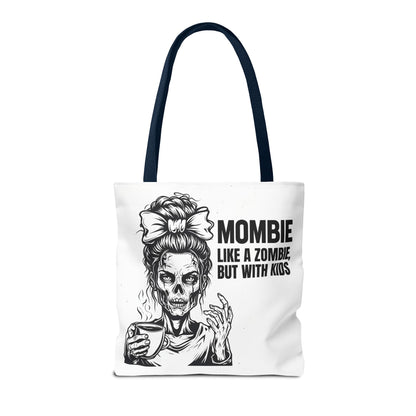 Funny "Mombiel Like a Zombie, but with Kids" Tote Bag - Perfect for Moms and Mother's Day Gift Ideas
