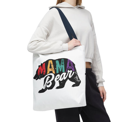 Colorful Mama Bear Tote Bag for Moms - Perfect for Mother's Day, Gifts & Everyday Use