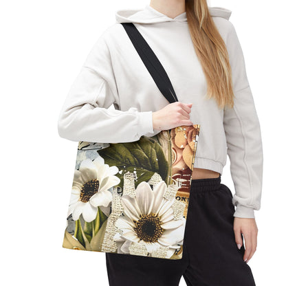 Floral Sunflower Tote Bag - Perfect for Summer Outings & Eco-Friendly Style - Great Mother's Day Gift