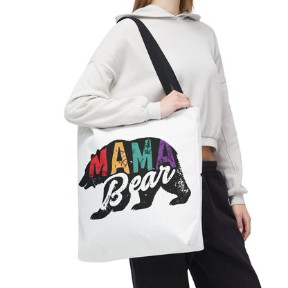 Colorful Mama Bear Tote Bag for Moms - Perfect for Mother's Day, Gifts & Everyday Use