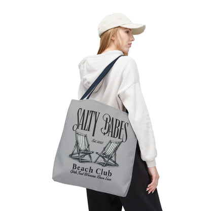Salty Babes Beach Club Tote Bag – Perfect for Sun-Loving Women