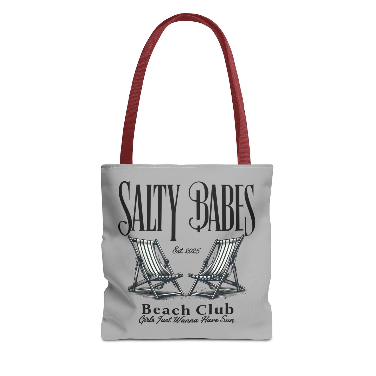 Salty Babes Beach Club Tote Bag – Perfect for Sun-Loving Women