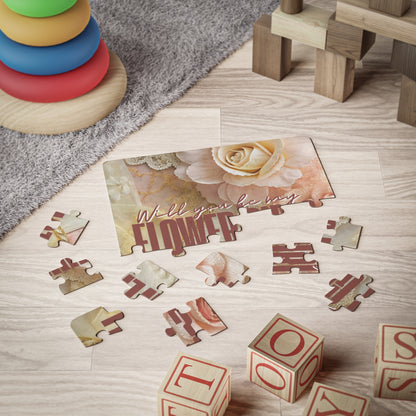 Flower Girl Proposal Kids Puzzle — "Will you be my Flower Girl?" 30-Piece Keepsake