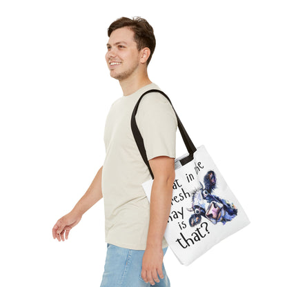 Funny Cow Tote Bag - "What in the Fresh Hay is That?" - Perfect for Farm Lovers & Everyday Use - Great Gift Idea