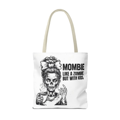 Funny "Mombiel Like a Zombie, but with Kids" Tote Bag - Perfect for Moms and Mother's Day Gift Ideas