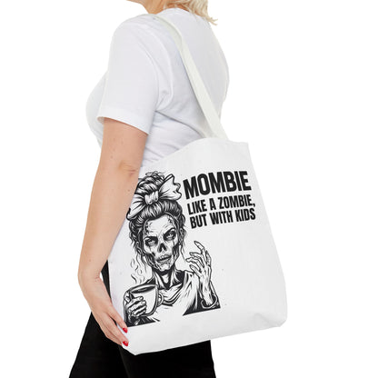 Funny "Mombiel Like a Zombie, but with Kids" Tote Bag - Perfect for Moms and Mother's Day Gift Ideas