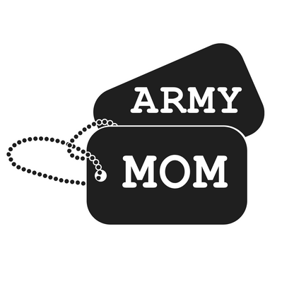 Custom Military Dog Tag Vinyl Decal – Personalized Army, Navy, Air Force, Marine, Space Force & Coast Guard Vinyl Decal for Windows cup and more