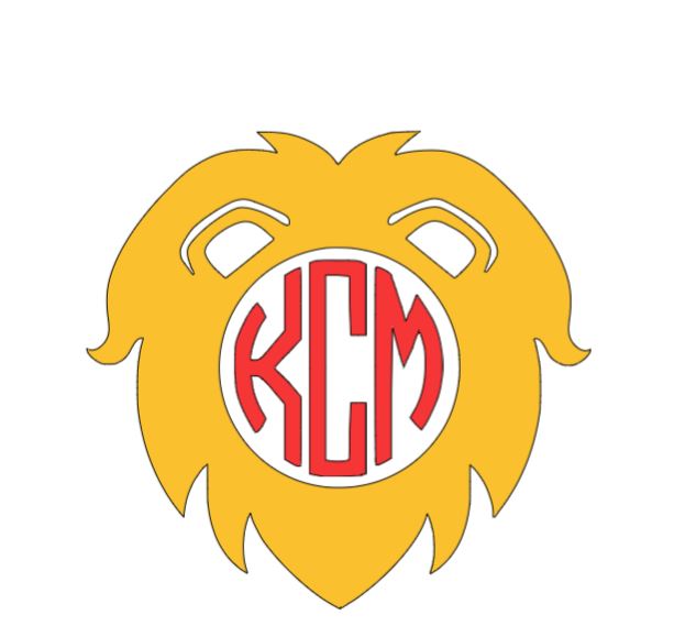 Custom Lion Head Circle Cut Monogram Vinyl Decal with Optional Bow – Personalized Vinyl Sticker – Unique Decorative Decal