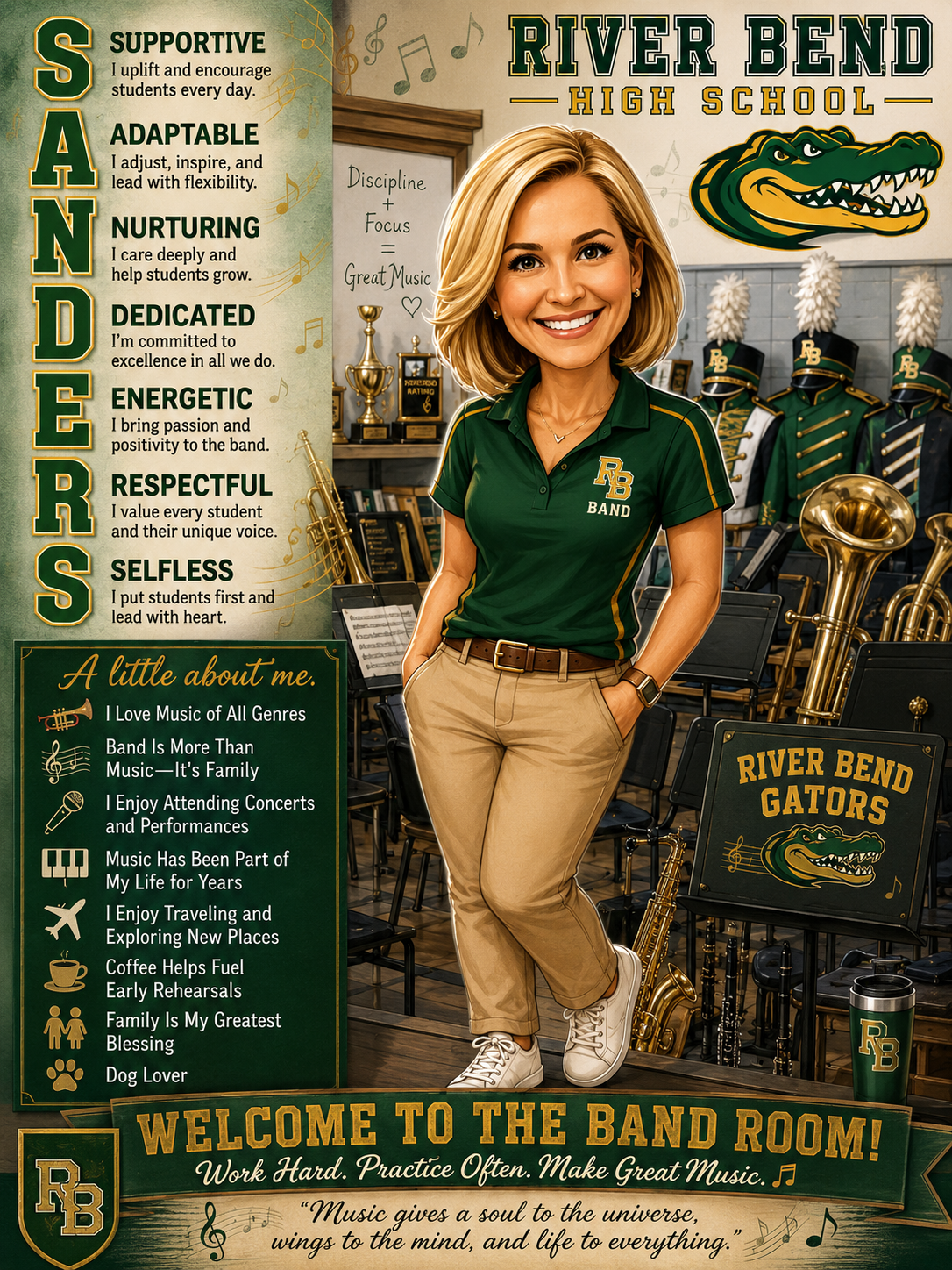 CUSTOM TEACHER & STAFF "ABOUT ME" POSTER | Personalized Back to School Digital Download