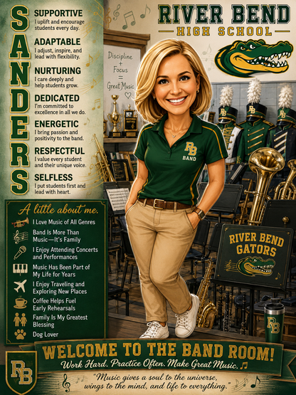 CUSTOM TEACHER & STAFF "ABOUT ME" POSTER | Personalized Back to School Digital Download