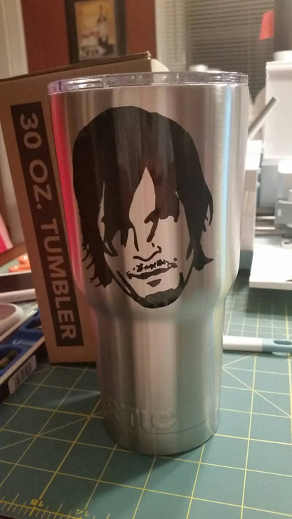 The Walking Dead Daryl Decal perfect for a Yeti or RTIC cups! DARYL DIXON Decal twd Decal Car decal computer decal