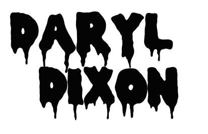 The Walking Dead Daryl Decal With name perfect for a Yeti or RTIC cups! DARYL DIXON Decal twd Decal Car decal computer decal