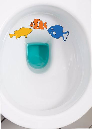 WEE WEE TARGETS Set of 3 - Potty Training Pee Targets Toilet Training Vinyl Toilet Decals Aim Decals Toddler Pee Targets Potty Training Fun