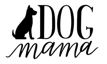 Dog Decal DOG MAMA Decal RTIC Cup Decal Yeti Decal Window Decal Car Decal