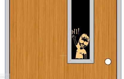 Custom Bitmoji Teacher Decal Personalized Classroom Door, Window, or Computer Decal