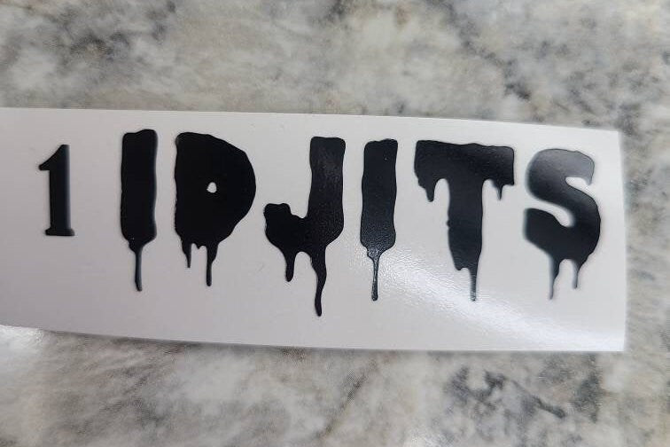 TV SHOW Supernatural  - Idjits - Bobby Singer Decal SPN Fan #SPNfamily Decal  Winchester Car decal Window Decal  Cup Decal