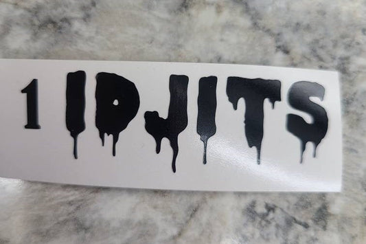 TV SHOW Supernatural  - Idjits - Bobby Singer Decal SPN Fan #SPNfamily Decal  Winchester Car decal Window Decal  Cup Decal