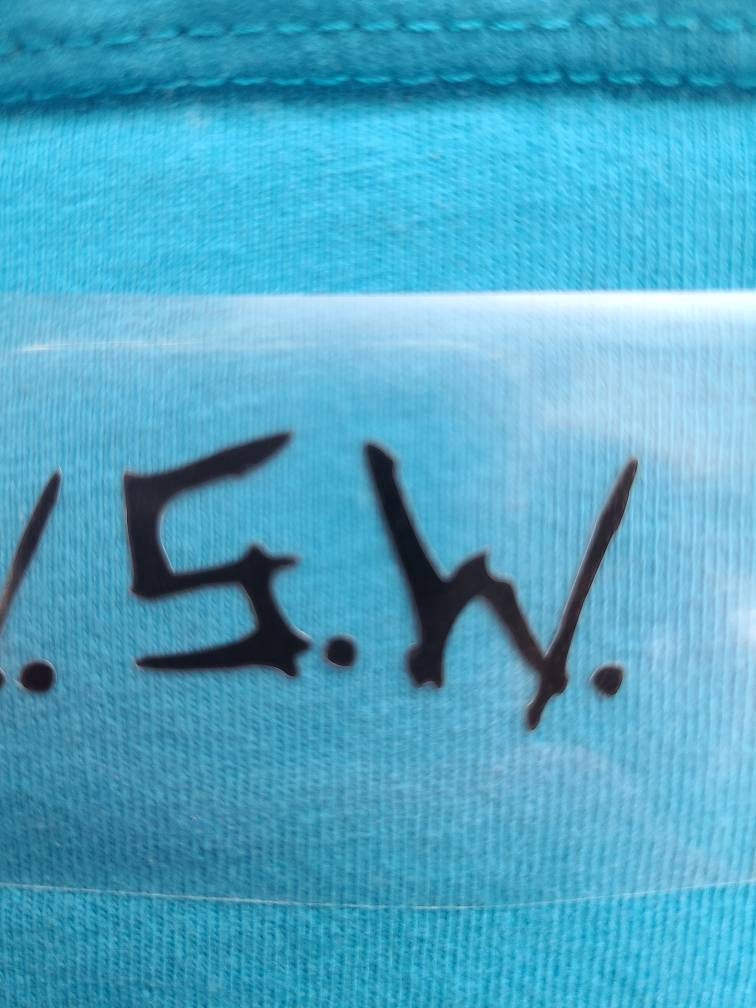 Tv Show Supernatural HEAT PRESS Decal Set of Initials SW DW Sam & Dean Winchester Fan #SPNfamily Iron on Decal Active