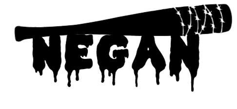The Walking Dead Decal Negan with Lucille Barbed wire baseball TWD Decal Car decal computer decal cup decal