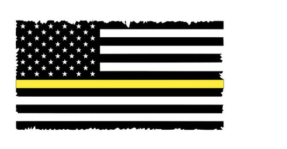 THIN LINE Flag decal Thin Blue line American Flag  Decal Thin Red line custom color line waterbottle Decal Car window decal Yeti Cup Decal