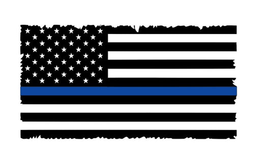 THIN LINE Flag decal Thin Blue line American Flag  Decal Thin Red line custom color line waterbottle Decal Car window decal Yeti Cup Decal