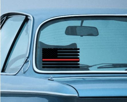 THIN LINE Flag decal Thin Blue line American Flag  Decal Thin Red line custom color line waterbottle Decal Car window decal Yeti Cup Decal