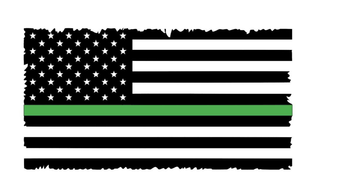 THIN LINE Flag decal Thin Blue line American Flag  Decal Thin Red line custom color line waterbottle Decal Car window decal Yeti Cup Decal