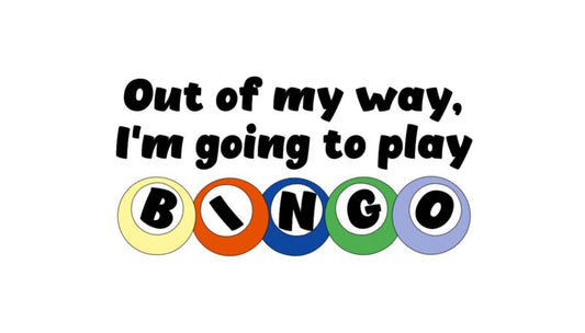 BINGO Decal Out of my way I'm going to play BINGO Decal Bingo Decal for Car window  Rtic Cup Decal Yeti Decal Window Decal