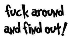 Fuck Around and Find Out Vinyl Decal F#ck around and find out! Decal; Car decal Window Decal Rtic/Yeti Cup Decal