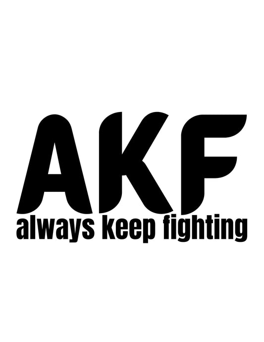 TV SHOW Supernatural AKF Always Keep Fighting Decal #SPNfamily Decal  Winchester Decal Mental Awareness Decal Window Decal Mirror Car Decal
